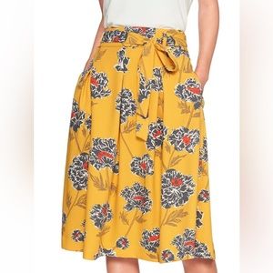 Banana Republic bright floral skirt